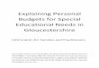 Explaining Personal Budgets for Special Educational Needs ... · Explaining Personal Budgets for Special Educational Needs in Gloucestershire Information for Families and Practitioners