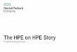 The HPE on HPE Story - Hewlett Packard Enterprise HPE on HPE Story IT Solutions for the Idea Economy Accelerating possibilities In the Idea Economy, anyone can change the world 3 Digital