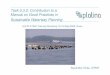Task 5.3.2: Contribution to a Manual on Good Practices in ... Zinke.Dr manual... · Manual on Good Practices in Sustainable Waterway Planning ... (ISPA II project) ... Pre-conditions: