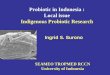 Probiotic in Indonesia : Local issue Indigenous Probiotic ... · C2 C3 A0 A1 A2 A3 Fig 1. Effect on probiotic suplementation on faecal lactic bacteria of Sprague Dawley rats ... Rerata