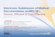 Electronic Submission of Medical Documentation (esMD) · Electronic Submission of Medical Documentation (esMD) Secure, Efficient & Cost-Effective ... Electronic Submission of Medical