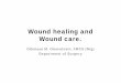 Wound healing and Wound care. NOTES/1/2/OM...  Wound healing and Wound care. Odunayo M. Oluwatosin,