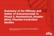 Summary of the Efficacy and Safety of Galcanezumab in Phase … · 2017-09-01 · Summary of the Efficacy and Safety of Galcanezumab in Phase 3, Randomized, Double-Blind, Placebo-Controlled
