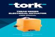 TREAE SERIES ELECTRICAL ACTUATOR - smstork.com1... · 7 3. PRODUCT OPERATION When supply voltage (100 - 240 VAC or 24VAC/DC) applied to the electrical actuator, motor and gearbox