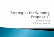 Robin Ritchey RTI International - NC SBTDC · Use the Request for Proposal (RFP) as a tool to write a winning proposal Develop and present a winning strategy Make it easy for evaluators