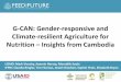 G-CAN: Gender-responsive and Climate-resilient Agriculture ...gcan.ifpri.info/files/2017/...to-Cambodia-USAID-mission-slide-deck.pdf · G-CAN: Gender-responsive and Climate-resilient