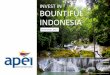 INVEST IN BOUNTIFUL INDONESIA · USD 504 bio (7-Nov-2017) 275x ASEANCapital Market Indices 7Nov 2017 Indonesia 274.24 6,060.45 2110% ... PT Minna Padi Investama Sekuritas Tbk PT Valbury