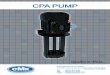 CPA POMPA - ON - cinarpompa.com · Pompa TİP Kapasitesi Performans Eğrisi Hacimsel Dağıtım l/min * : Suyun sevk yüksekliği 6m’dir. (±% 10) DIMENSIONS OF THE PUMPS REFER
