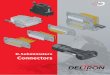 D-Subminiature Connectors - Deltron AG: D-Sub ... · Lötstift gekröpft für 1.6 mm Printplatte / Solder pin crooked for PCB ... Gedrehte Kontakte / Geeignet für Kabel AWG 18 Solder
