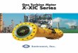 Instromet Gas Turbine Meter Bro - elster.com · GENERAL The INSTROMET X turbine meter is an integrating flow meter for the measurement of gases. The volume of gas passed through the