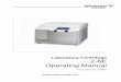 Laboratory Centrifuge 2-6E Operating Manual - LabMakelaar · centrifuge is to be familiar with the fundamental safety instructions and all possible hazards. • The operating manual