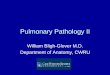 Pulmonary Pathology II - William The Coroner's Forensic Files fileconsequences of pulmonary hypertension ... • “Old Man’s Friend”—Final common pathway ... • Bronchopneumonia