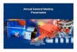Annual General Meeting Presentation For personal use only · 2016-11-22 · Annual General Meeting Presentation 23 November 2016 SYDNEY For personal use only. ... solicitation, invitation