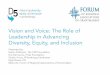 Vision and Voice: The Role of Leadership in Advancing ... · The CIRI Foundation The CIRI Foundation’s mission is to promote individual self-development and economic self-sufficiency