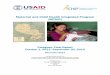 Maternal and Child Health Integrated Program (MCHIP) · and posters about key PHC practices, and the development of the Kangaroo Mother Care (KMC) leaflet. Launched three MNH advocacy
