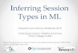 Inferring Session Types in ML - Multicore Programming Groupmulticore.doc.ic.ac.uk/icw2015/Slides/Carlo-Spaccasassi.pdfInferring Session Types in ML Imperial Concurrency Workshop 2015