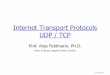 Internet Transport Protocols UDP / TCP - TU Berlinstefan/udptcp.pdf · UDP: More Each user request transferred in a single datagram UDP has a receive buffer but no sender buffer: