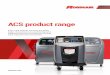 ACS product range - Robinair · ACS product range robinair.com ... HP & LP pressure gauge 100 mm Pulse Free 100 mm Pulse Free 63 mm Pulse Free ... ACS UNITS — — 