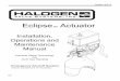 Eclipse Manual 200.13 April 08 - halogenvalve.com Manual 200.13 April 08.pdf · These instructions generally describe the installation, operation and maintenance of Halogen Valve