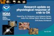 Research update on physiological response of crab to OA · Research update on physiological response of crab to OA Robert Foy, W. Christopher Long, Katherine Swiney, Andre Punt, Michael