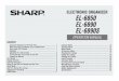 ELECTRONIC ORGANIZER EL-6850 EL-6890 EL-6890Sold-organizers.com/Manuals/Sharp/Sharp_EL6850_EL6890_Eng.pdf · • SHARP assumes no responsibility, directly or indirectly, for financial