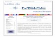 MSIAC Newsletter 4Q2010 · 1 4th quarter 2010 lettre msiac newsletter 4e trimestre 2010 bundeswehr center (wtd 91) - first to complete the im testing organisation’s self-audit