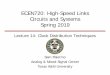 ECEN720: High-Speed Links Circuits and Systems Spring 2017spalermo/ecen689/lecture14_ee720_clk... · ECEN720: High-Speed Links Circuits and Systems Spring 2017 Lecture 14: ... •