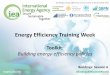 Energy Efficiency Training Week - apo.org.auapo.org.au/system/files/192526/apo-nid192526-1006516.pdf · • NAMA, World Bank, Development Banks, GEF • Bi-lateral and multi-lateral
