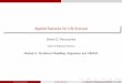 Applied Statistics for Life Sciences · 2016-06-27 · Applied Statistics for Life Sciences Dmitri D. Pervouchine Centre de Regulaci o Gen omica Module 5: Statistical Modelling, Regression