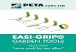 EASI-GRIP® - Ergonomic scissors, garden and kitchen tools - Peta … · 2017-05-04 · orders@peta-uk.com Order online: EASI-GRIP ... control and comfort we recommend they are used