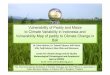 Vulnerability of Paddy and Maize to Climate Variability in ... · to Climate Variability in Indonesia and Vulnerability Map of paddy to Climate Change in Bali Dr. Edvin Aldrian, Dr