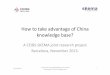 CEIBS SKEMA How to take advantage of China knowledge base …itemsweb.esade.edu/research/oeme/recursos/Prof. Dominique... · 2014-02-03 · How to take advantage of China knowledge