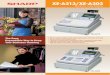 XE-A213/XE-A203 ask your Sharp dealer for details. XE-A213/XE-A203 Electronic Cash Register The XE-A213