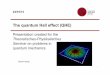 The quantum Hall effect (QHE) - uni-heidelberg.dewolschin/qms14_1.pdfThe quantum Hall effect (QHE) Presentation created for the Theoretisches-Physikalisches Seminar on problems in