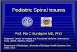 Pediatric Spinal trauma - AIM Group · Pediatric Spinal trauma Prof. Pia C Sundgren MD, PhD Diagnostic Centre for Imaging and Functional Medicine, University of Lund, UMAS, Malmoe,