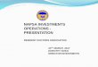 NAPSA INVESTMENTS OPERATIONS - PRESENTATION AGM - NAPSA 2.pdf · napsa investments operations - presentation resident doctors association 24th march 2017 dorothy soko director investments