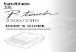 USER’S GUIDE - Brotherdownload.brother.com/pub/com/ptouch-pdf/UM_PT2300_2310.pdf · 2013-02-08 · • Read this User’s Guide before you start using your P-touch. ... (The PT-2300