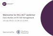 Welcome to this ACT webinar - Association of Corporate ... · Director of European Corporate Advisory, Chatham Financial ... exposure. • The biggest driver of ... PLN CZK (€10)