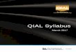 QIAL Syllabus - Institute of Internal Auditors Documents/QIAL-Syllabus.pdf · 1. The International Professional Practices Framework (IPPF) 2. Additional relevant standards and best