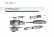 SIWAREX R Load Cells - Siemens AG · SIWAREX R Load Cells Operating Manual A5E00159640 8 Overloads may also occur in lifting direction when the force application is permanently mounted