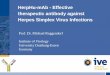 HerpHu-mAb - Effective therapeutic antibody … 2 Titel S S S S S S | Prof. Dr. Michael Roggendorf HerpHu-mAb - Effective therapeutic antibody against Herpes Simplex Virus Infections
