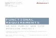 Functional Requirements - Virginia · Web viewThe purpose of this functional requirements document is to define the core requirements for the actual functionality necessary to support