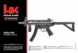 MP5K-PDW - umarex.de · Kaliber/Munition cal. 4,5 mm BB Magazinkapazität 40 BBs Energie < 3,0 JOULE Geschossgeschwindigkeit bis 130 m/s Abzug Double Action Only Visierung Korn fest
