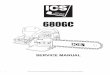 680GC - icsdiamondtools.com · 680gc service manual key description torque loctite® part number nm in‑lbs. 242 1 outer crankcase seal, clutch side 73931 2 outer crankcase seal
