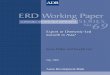 ERD Working Paper No. 69 - Asian Development Bank · ERD WORKING PAPER SERIES NO. 69 37 ERD Working Paper No. 69 EXPORT OR DOMESTIC-LED GROWTH IN ASIA? JESUS FELIPE AND JOSEPH LIM