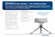 RADARS AND SENSORS GRYPHON R1400 RADAR − AIR … · The Gryphon R1400 system is a 3-D Active Electronically Scanned Array (AESA) air surveillance radar designed specifically for