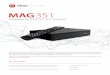 Datasheet for MAG 351. IPTV guide pdf and user manual for ... · 351 MAG351 is a premium IPTV/OTT Set-Top Box for operators, providing TV services via IP networks. Main advantage