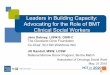 Leaders in Building Capacity: Advocating for the Role of BMT … · counseling Case management* Crisis intervention Psychosocial assessment for BMT patients Anticipatory grief and