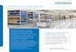 Omron Automotive Offering Flyer · Omron Automation Innovations for the future factory Omron Automation is a global automation partner that creates, manufactures and services fully