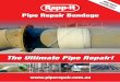 The Ultimate Pipe Repair! · Rapp-it is the Ultimate Pipe Repair System for your temporary emergency pipe repair needs. It is simple to use, with no mixing or measuring required